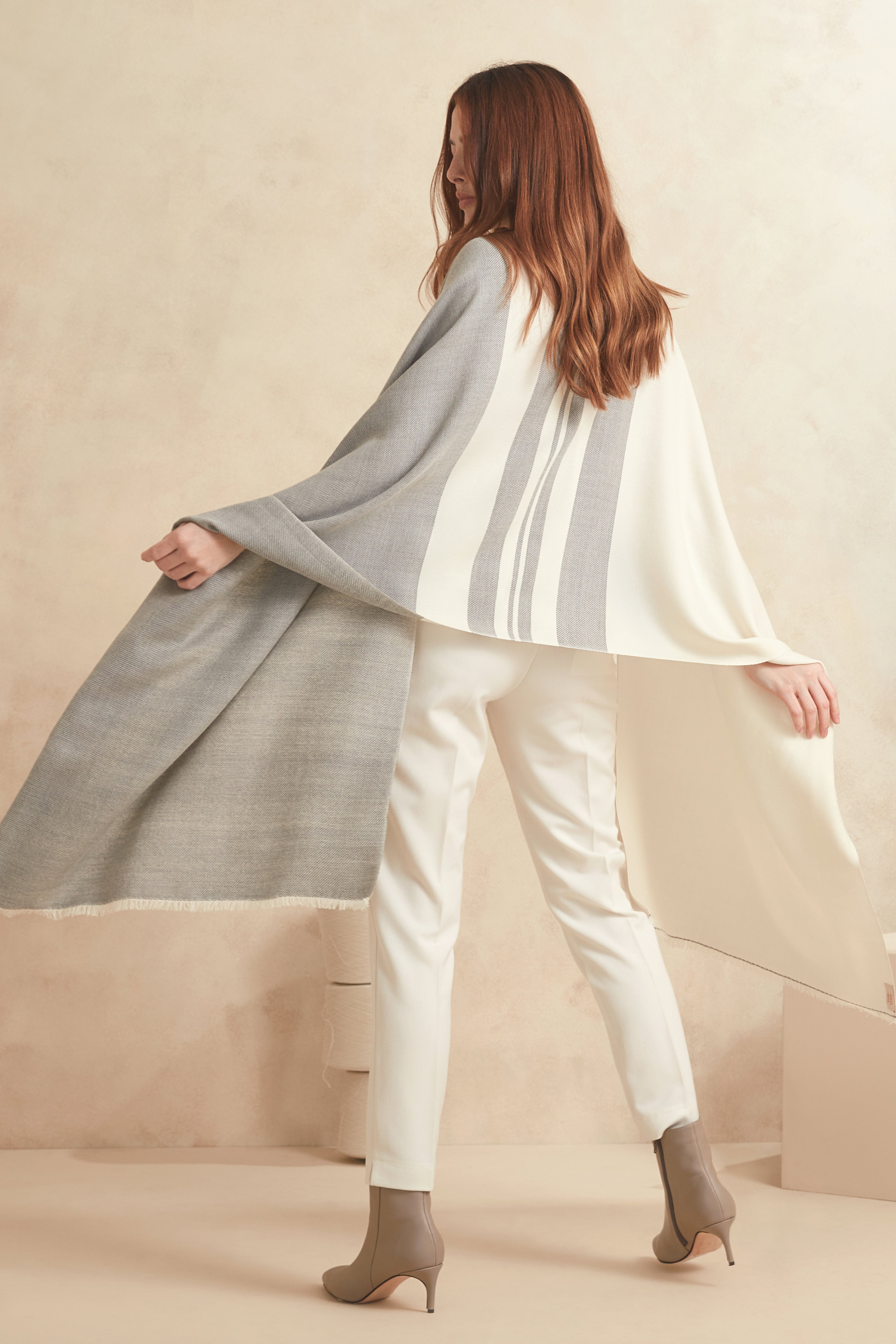 MANTO MEKNA - cashmere gris