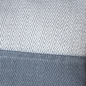 ALMOHADÓN DE LANA PATAGÓNICA - gris oscuro y gris perla